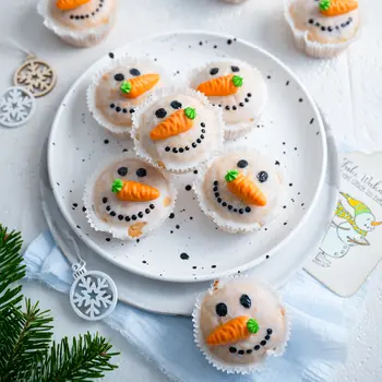 Schneemann Muffins
